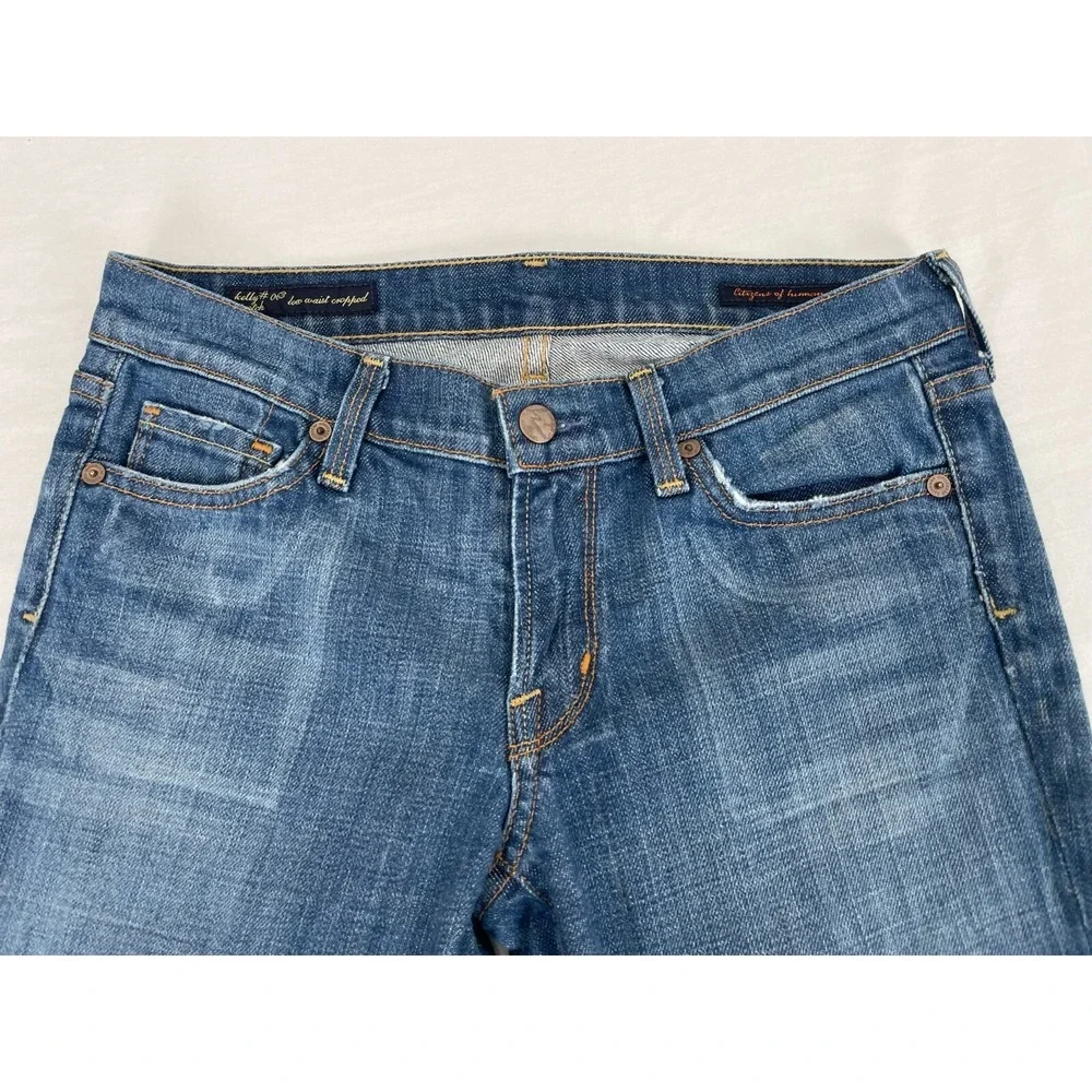 Citizens of‎ Humanity Kelly #063 Jeans Womens 27 Low Rise Cropped Stretch